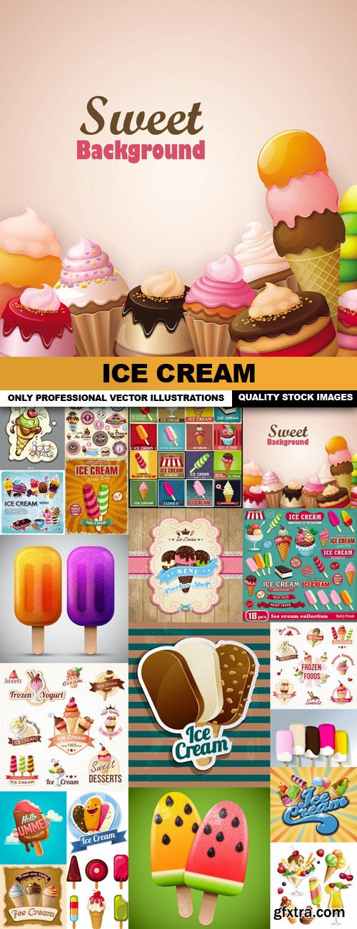 Ice Cream - 20 Vector