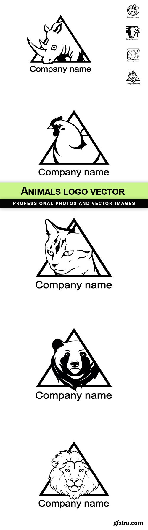 Animals logo Vector - 9 EPS