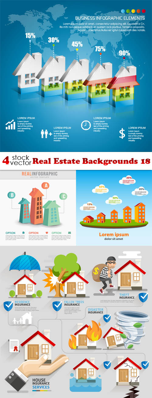 Vectors - Real Estate Backgrounds 18