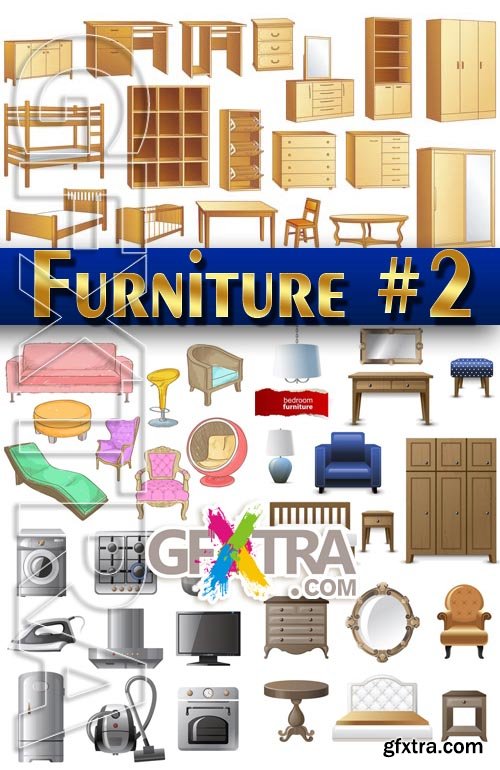 Furniture #2 - Stock Vector
