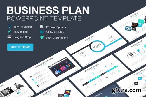 CM - Business Plan Powerpoint Template 375476