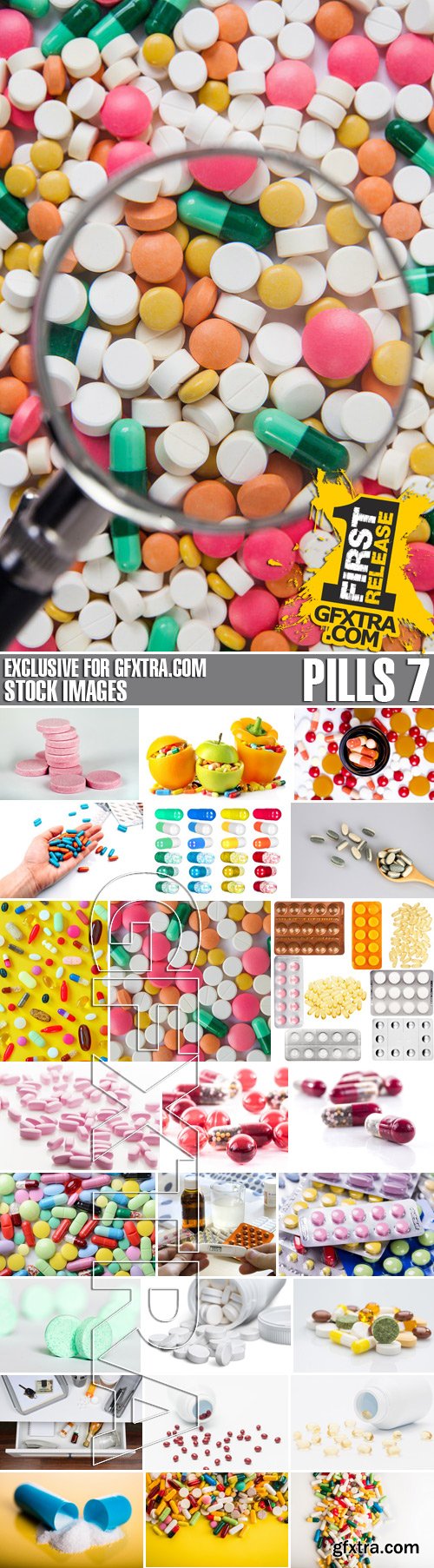 Stock Photos - Pills 7, 25xJPG