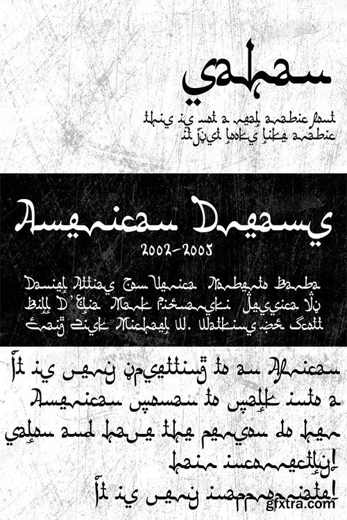 Sahan - Arabic Simulation Font OTF $20