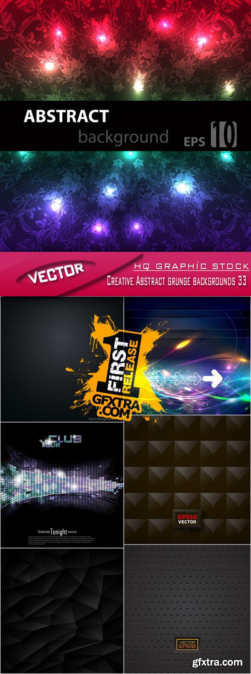 Stock Vector - Creative Abstract grunge backgrounds 33