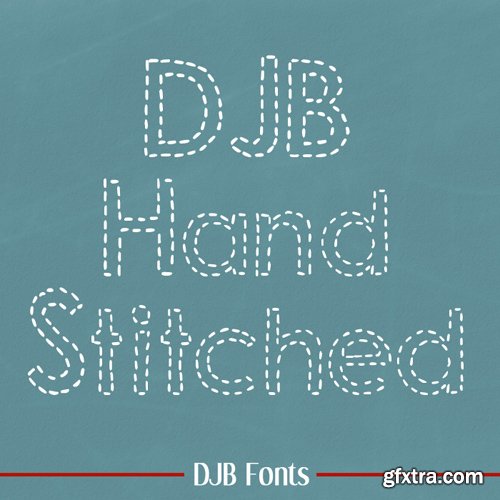 Hand Stitched Font