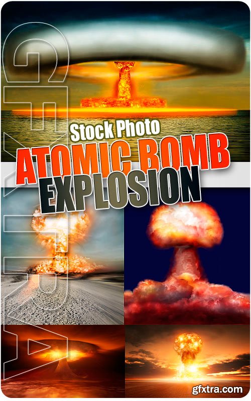 Atomic Bomb Explosion - UHQ Stock Photo