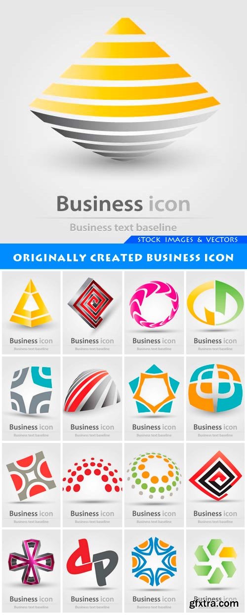 Originally created business icon 17X EPS