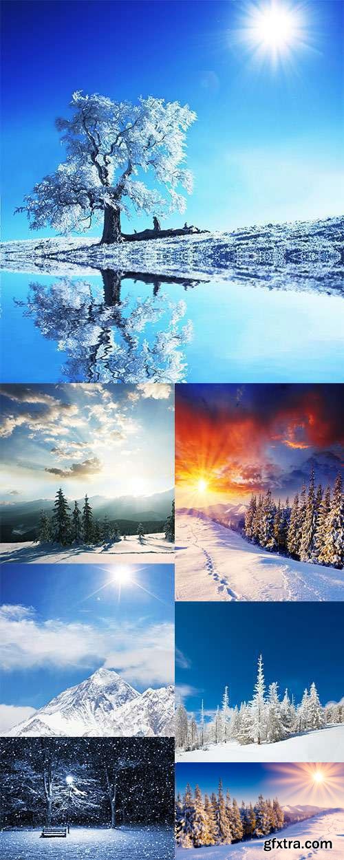 Winter Landspaces & the Sun 10xJPG