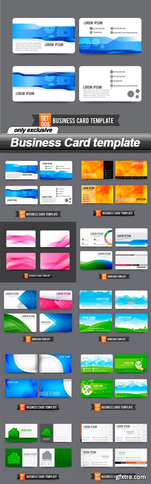 Business Card template - 10 EPS