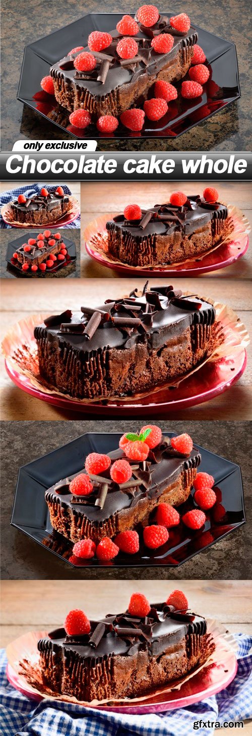 Chocolate cake whole - 6 UHQ JPEG
