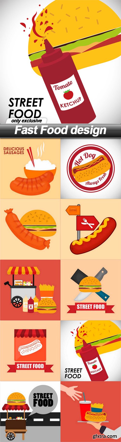 Fast Food design - 10 EPS