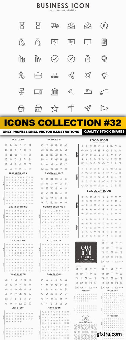 Icons Collection #32 - 20 Vector