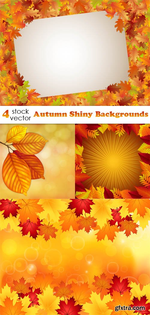 Vectors - Autumn Shiny Backgrounds