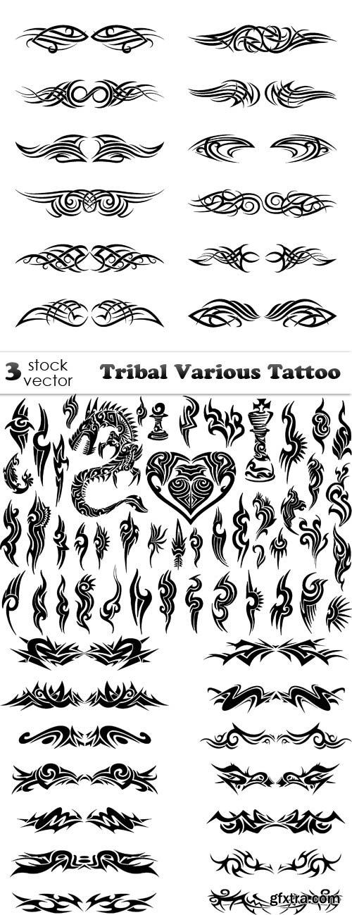 Vectors - Tribal Various Tattoo