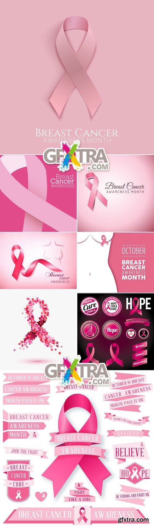 Breast Cancer Concept Vector