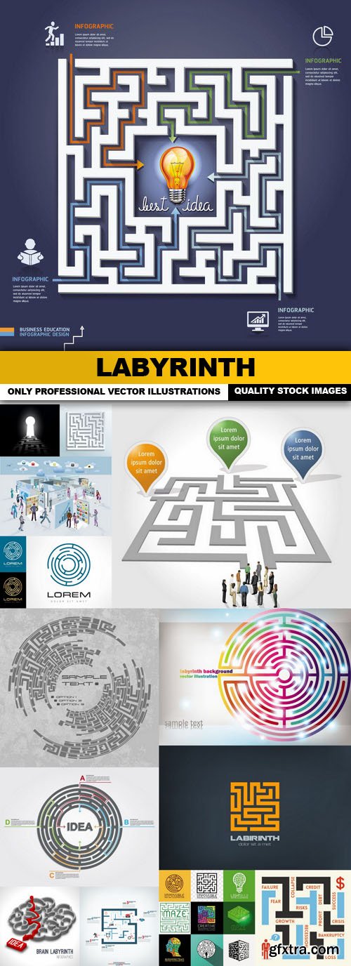Labyrinth - 15 Vector