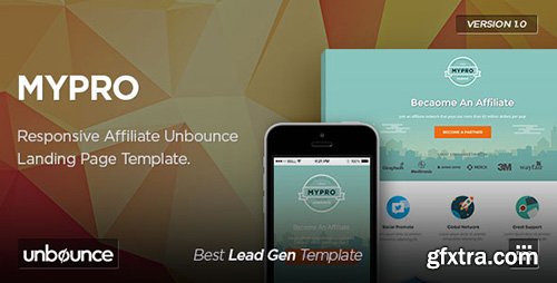 ThemeForest - MyPro v2.0 - Affiliate Unbounce Landing Page Template - 10230707