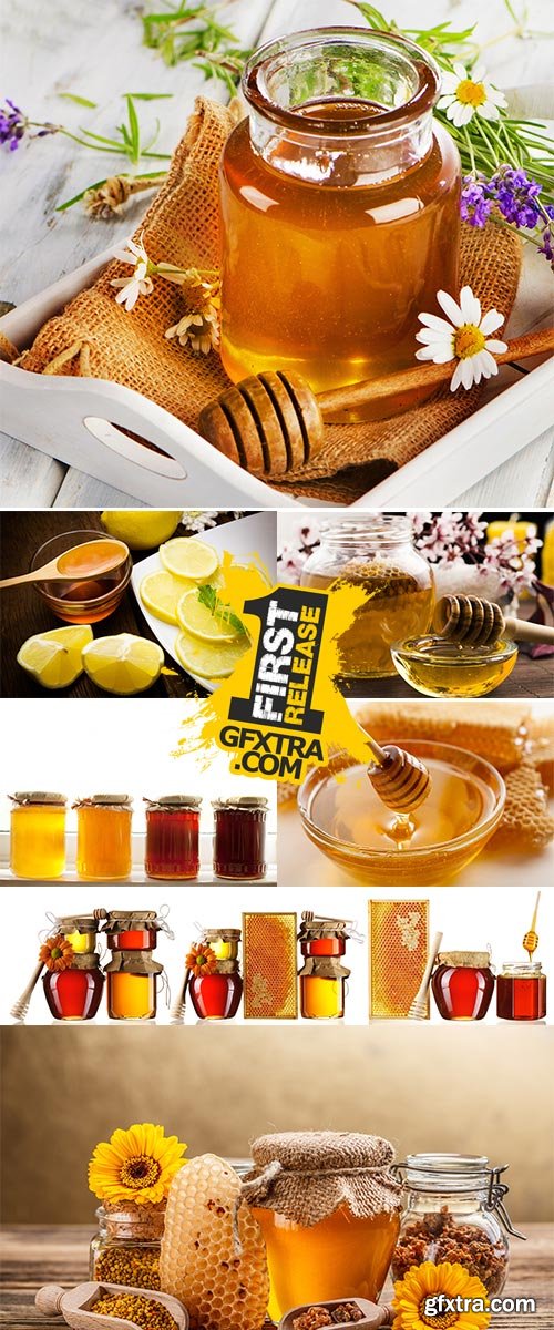 Stock Image Honey collection