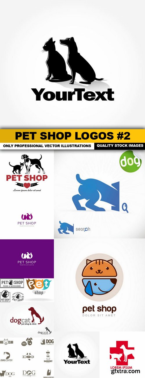 Pet Shop Logos #2 - 10 Vector