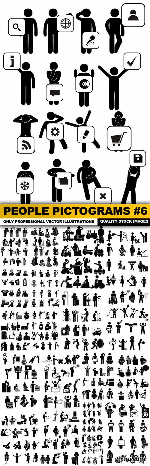 People Pictograms #6 - 20 Vector