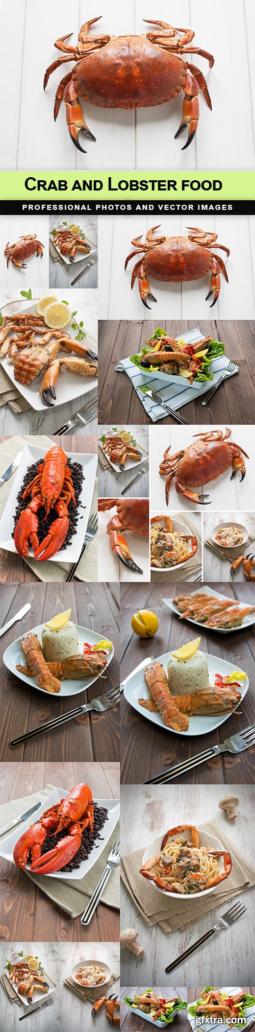 Crab and Lobster food - 15 UHQ JPEG