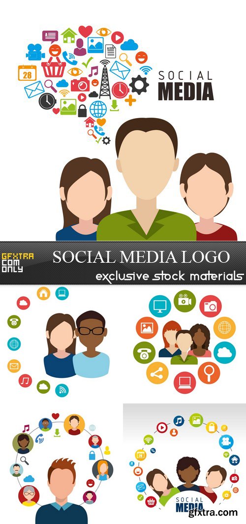 Social Media Logo - 5xEPS
