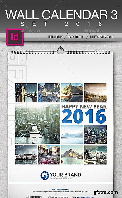 GraphicRiver - Wall Calendar 2016 13122707