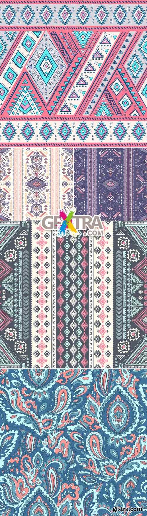 Tribal Seamless Patterns Vector