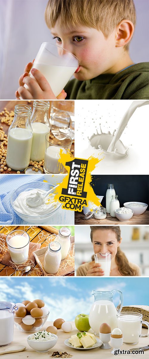 Stock Image Pouring creamy milk