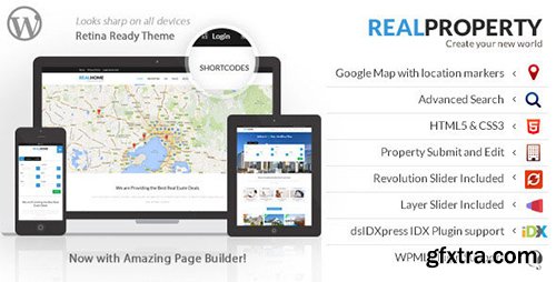 ThemeForest - Real Property v1.8.1 - Responsive Real Estate WP Theme - 7421569