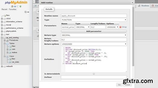 Up and Running with phpMyAdmin