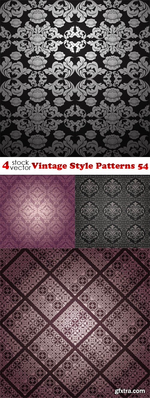Vectors - Vintage Style Patterns 54