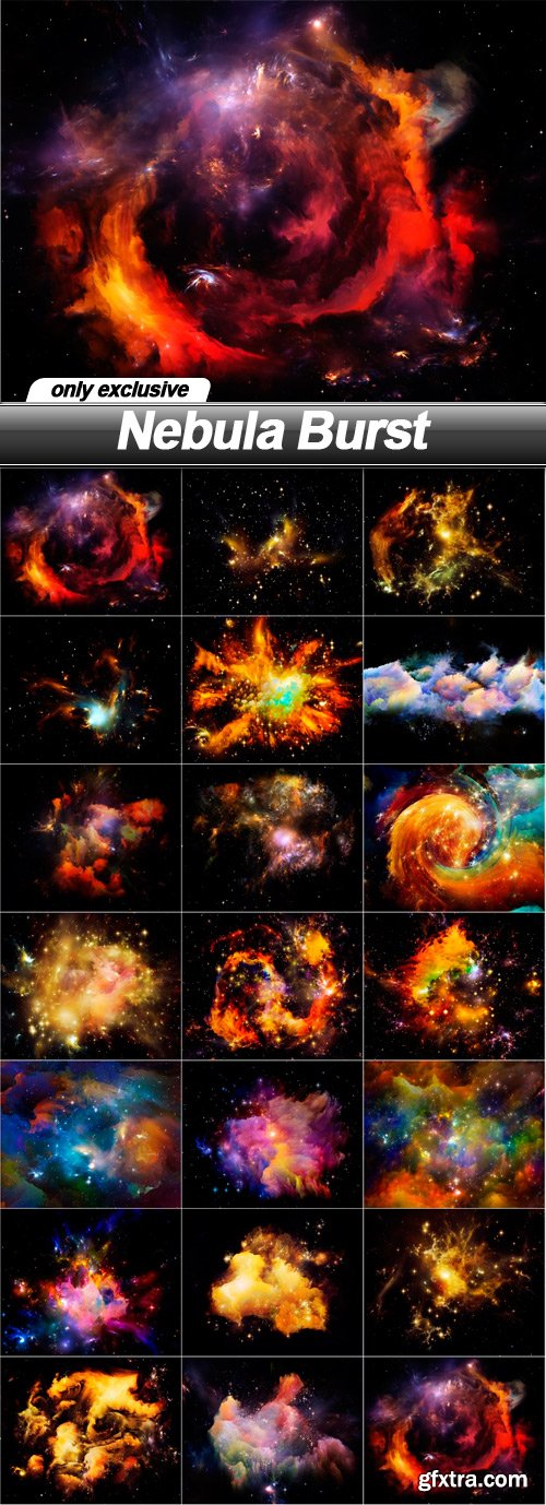 Nebula Burst - 20 UHQ JPEG
