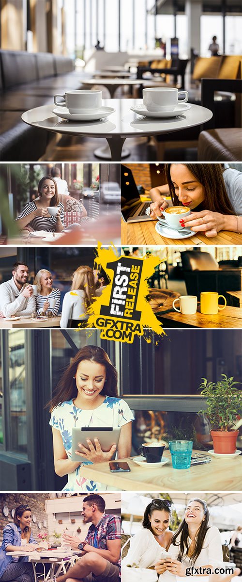 Stock Image People in coffee