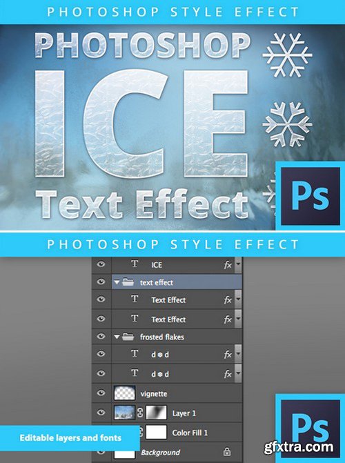 CM - Photoshop Frozen Ice Text Effect 400625