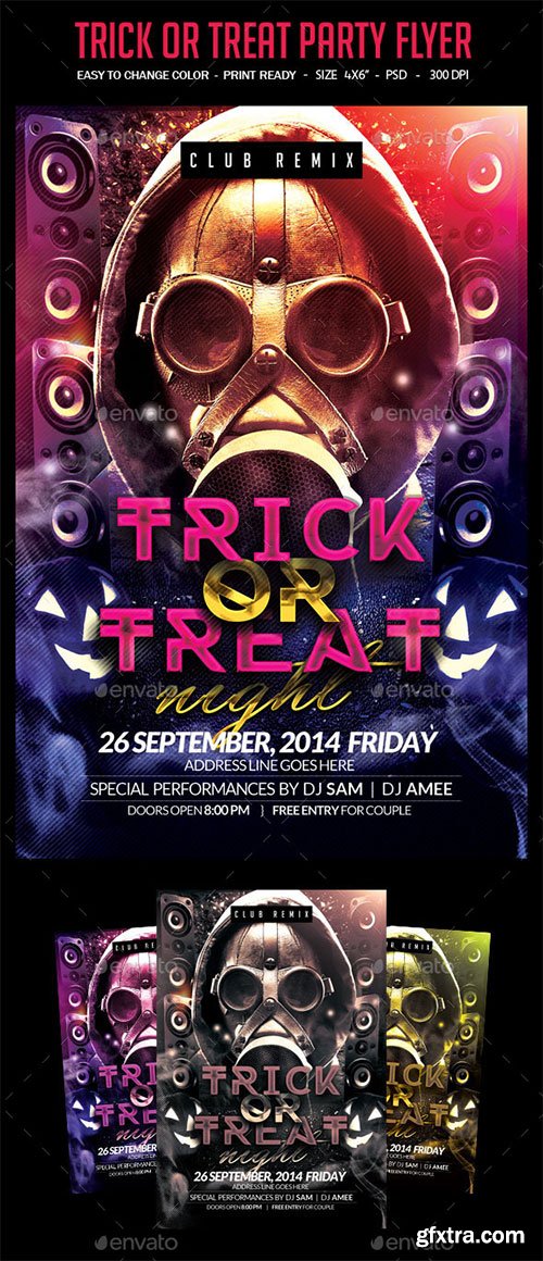 GraphicRiver - Trick Or Treat Halloween Flyer 9107579