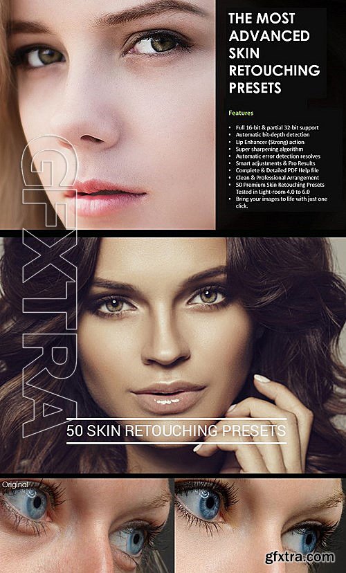 GraphicRiver - 50 Most Advanced Skin Retouching Lightroom Presets 13227899