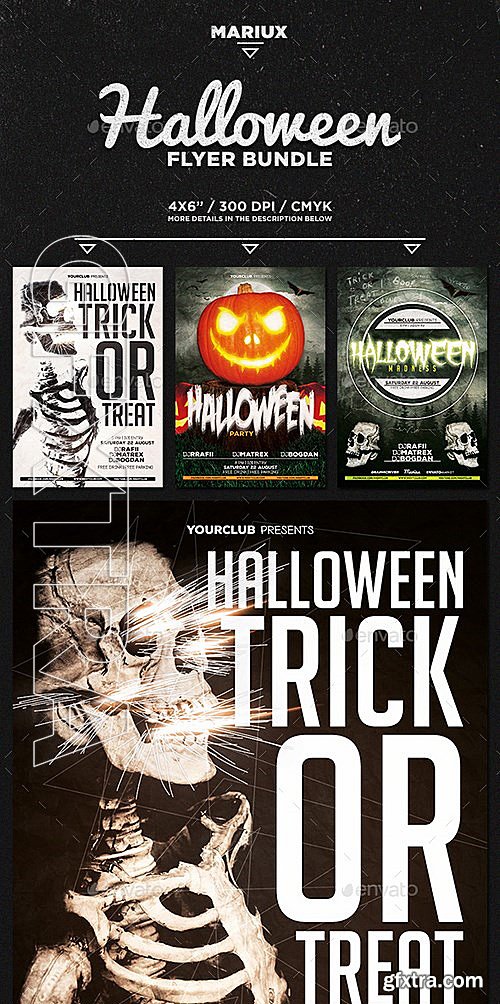 GraphicRiver - Halloween Flyer Bundle 13114706