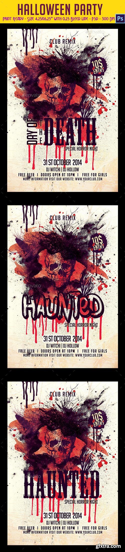 GraphicRiver - Halloween Party Flyer 9194514