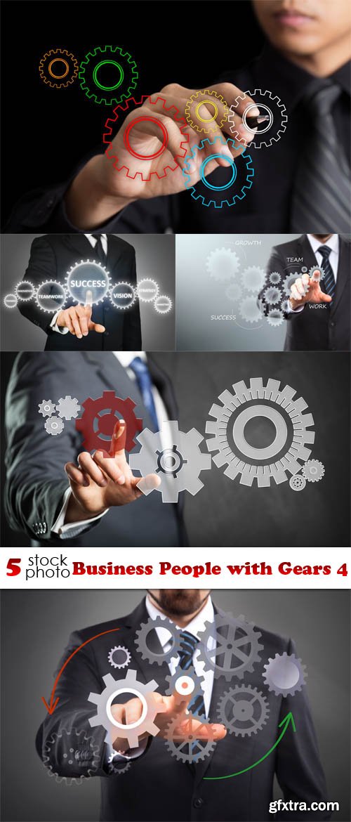 Photos - Business People with Gears 4