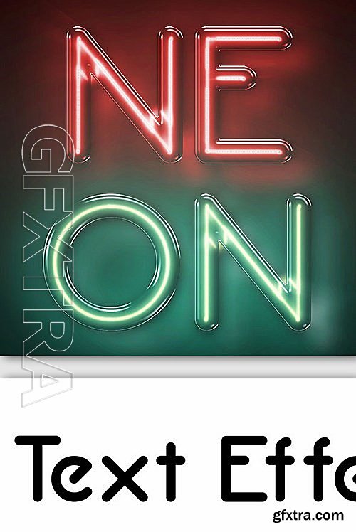 GraphicRiver - Neon Text Effect - Photoshop Actions A4 300DPI 13250856