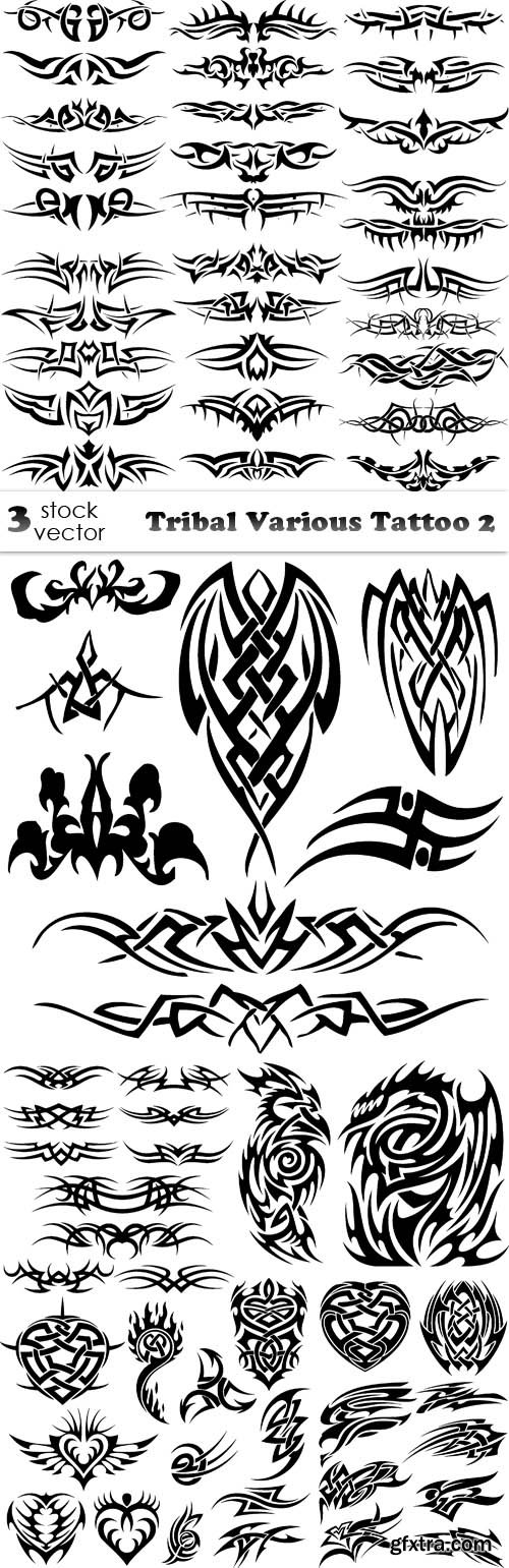 Vectors - Tribal Various Tattoo 2