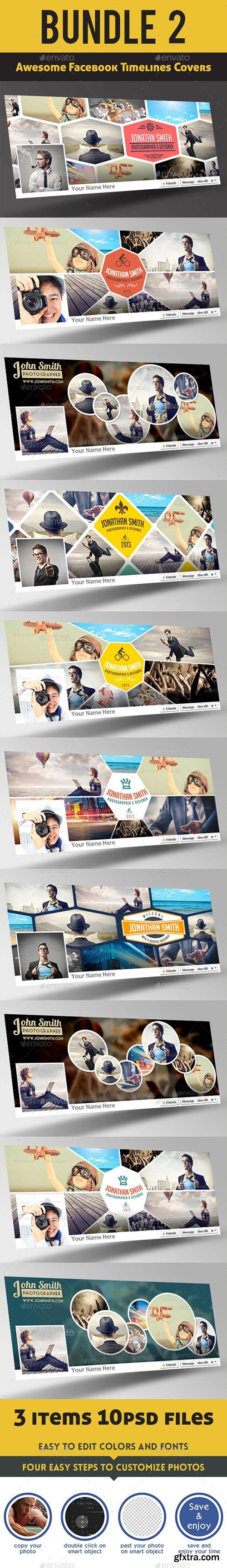 GraphicRiver - The Bundle Facebook Timelines Covers 8970113