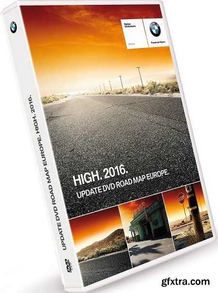 BMW Navigation DVD Road Map Europe HIGH 2016 DVD MULTiLANGUAGE-NAViGON