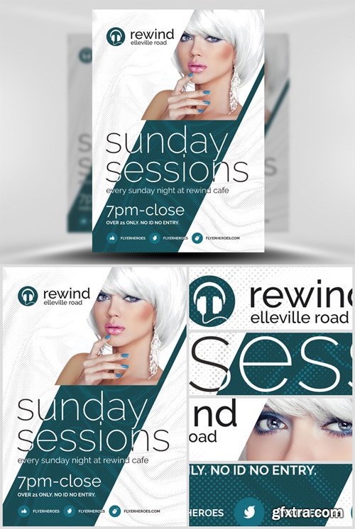 Sunday Sessions Flyer Template