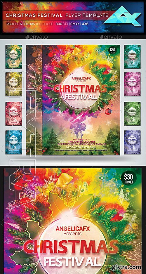 GraphicRiver - Christmas Festival Flyer Template 13239749