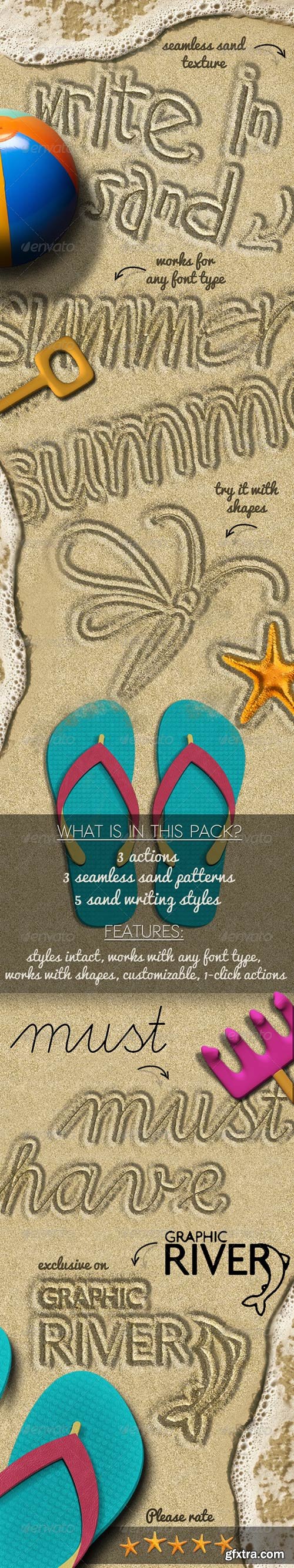 GraphicRiver - Sand Writing Photoshop Action 8096811