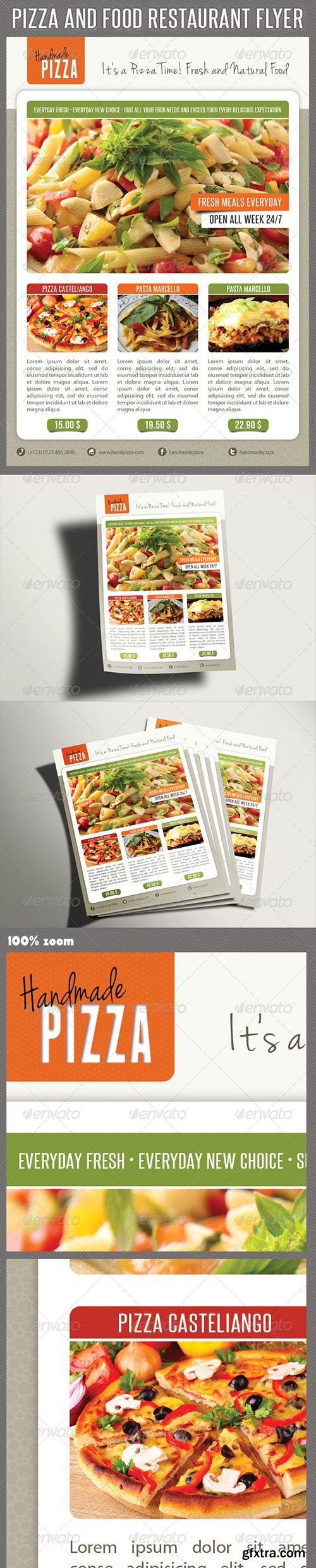 GraphicRiver - Food And Pizza Menu Flyer 05