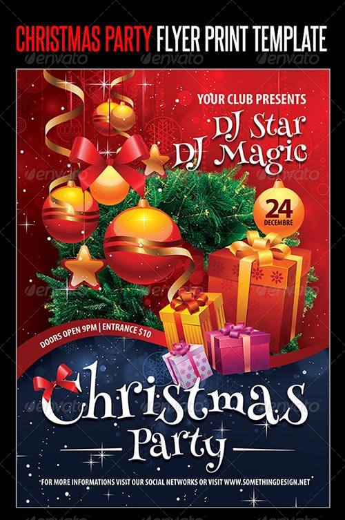 GraphicRiver - Christmas Party Flyer Print Template