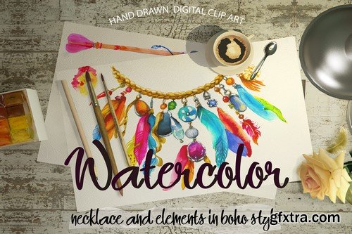 CM - Watercolor boho collection - 405541